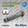 M10 Blind Steelwork Box-Bolts with Galvanised Plated